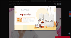 Desktop Screenshot of missha.vn