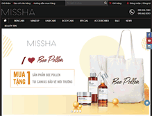 Tablet Screenshot of missha.vn
